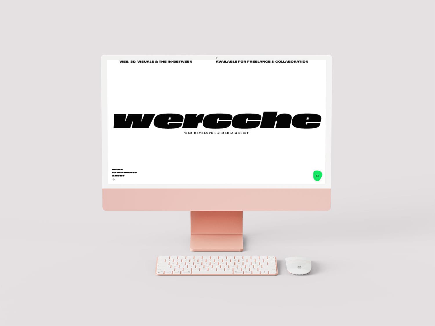 Personal portfolio website preview