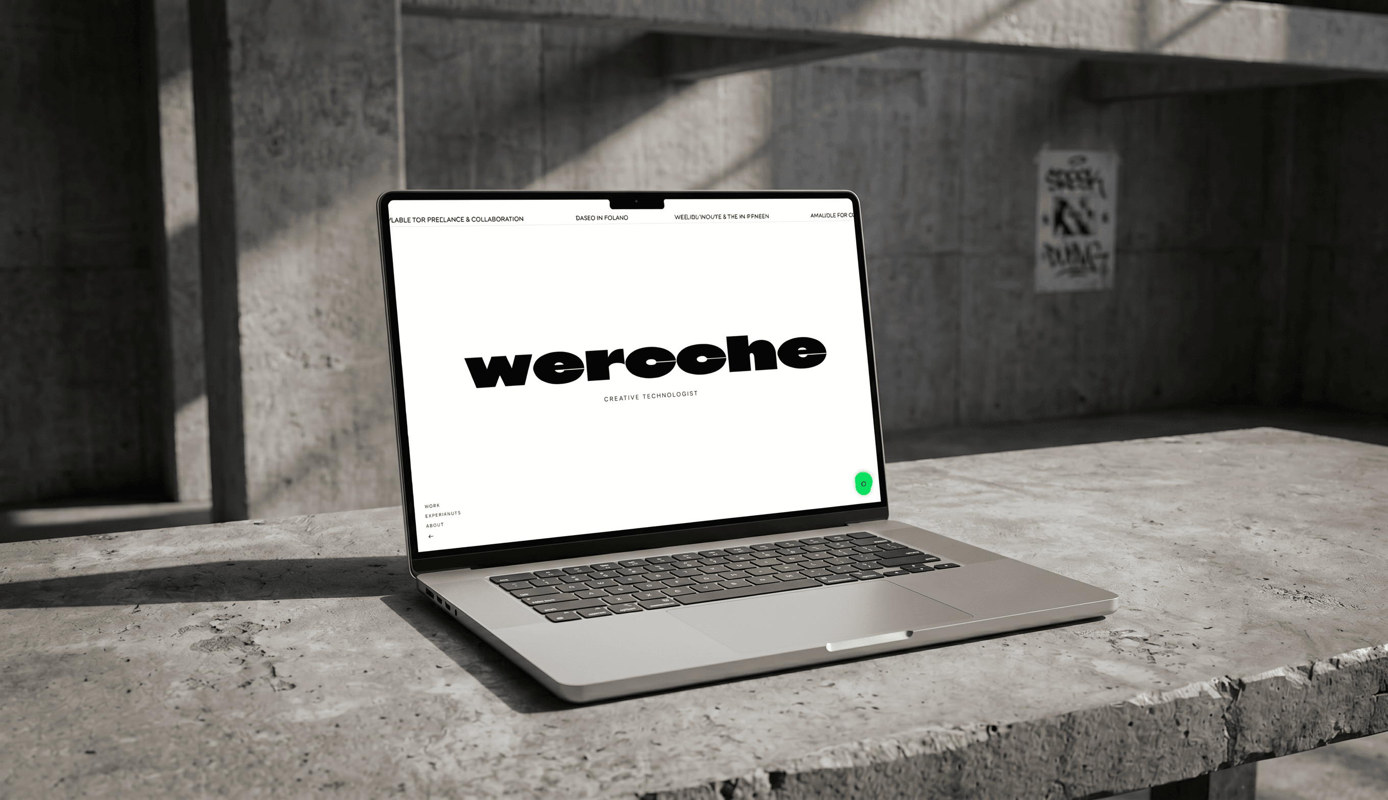 Personal portfolio website preview